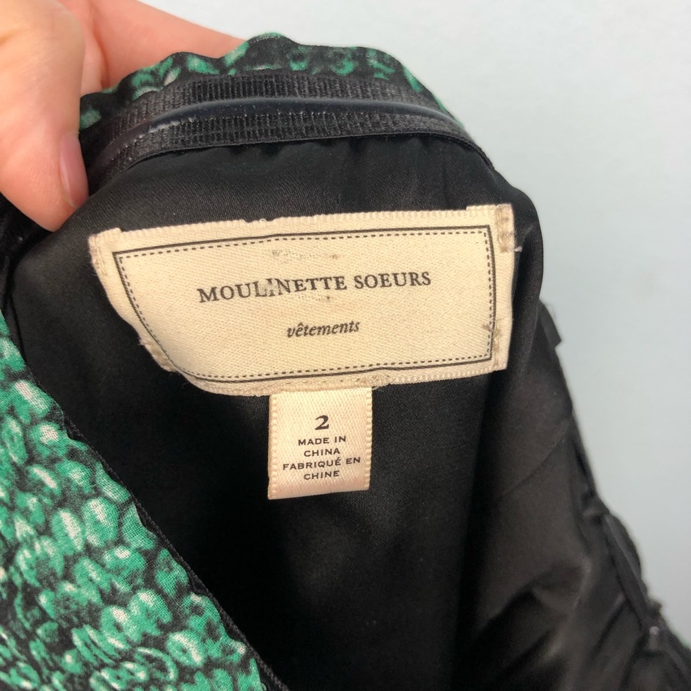 Anthro Moulinette Soeurs Vernalis green maxi dress - Picture 8 of 8